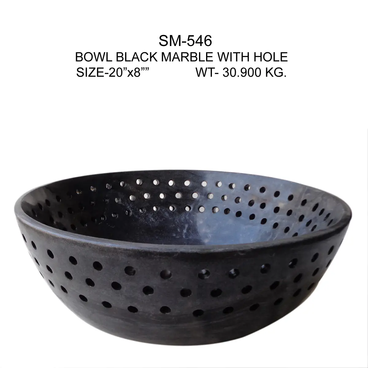 BLACK MARBLE BOWL STYLE-4